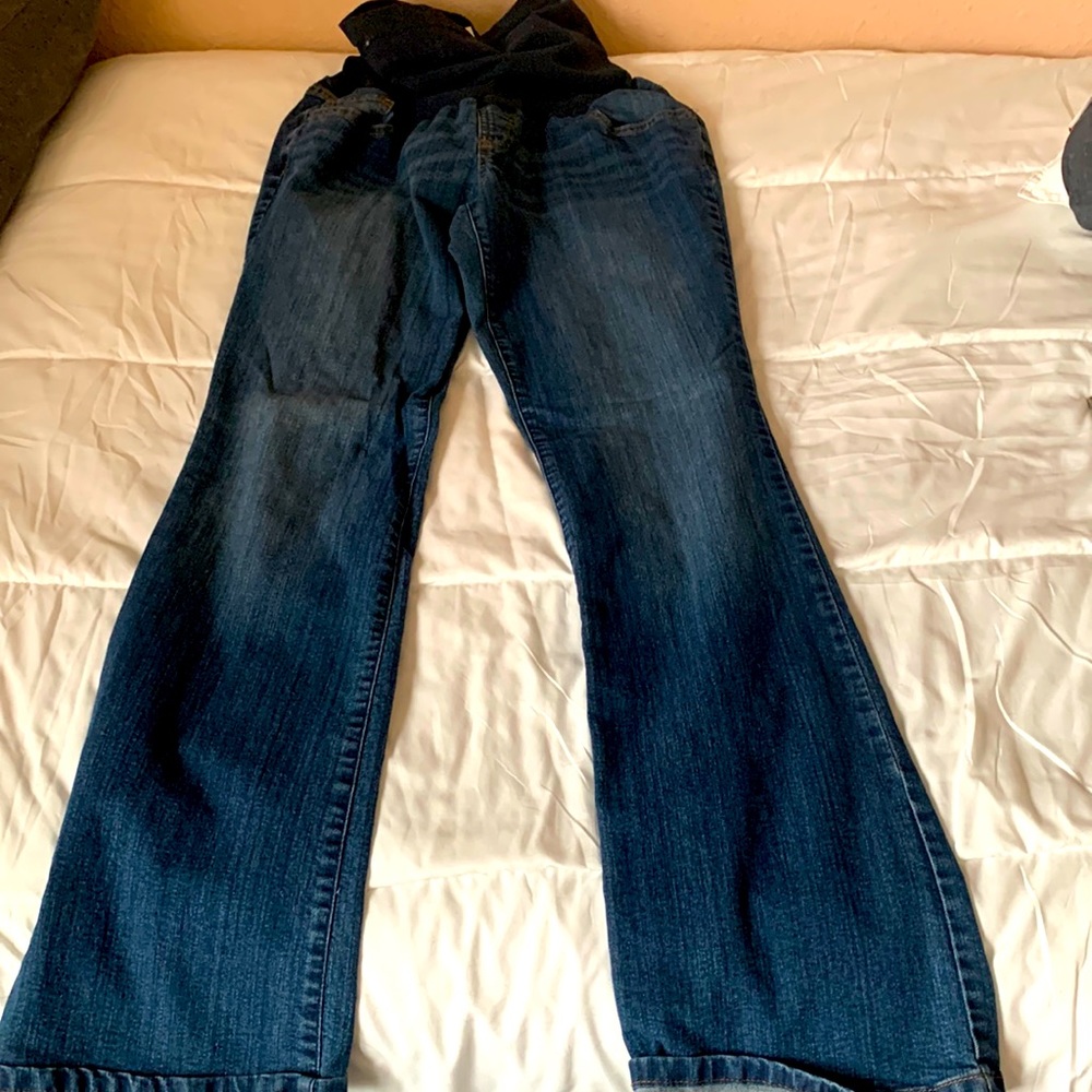 Two hearts maternity jeans with belly cover